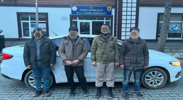 Rizede göçmen kaçakçılığı: 8 göçmen yakalandı