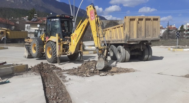 Safranbolu Belediyesinden altyapı çalışması