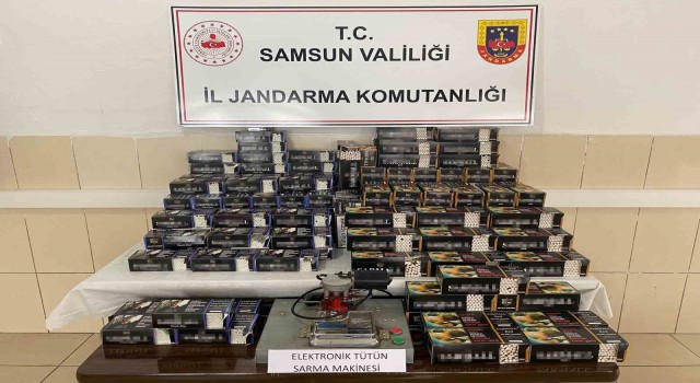 Samsunda 39 bin 400 adet makaron ele geçirildi