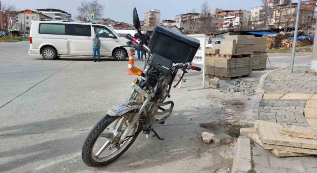 Samsunda trafik kazası: 1 yaralı