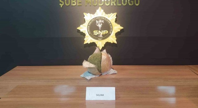 Şanlıurfada durdurulan otobüsten uyuşturucu çıktı