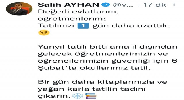 Şanlıurfada okullara kar engeli