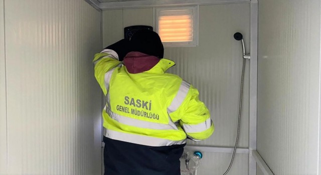 SASKİ, Elbistanın banyo ve tuvalet sorununu çözüyor