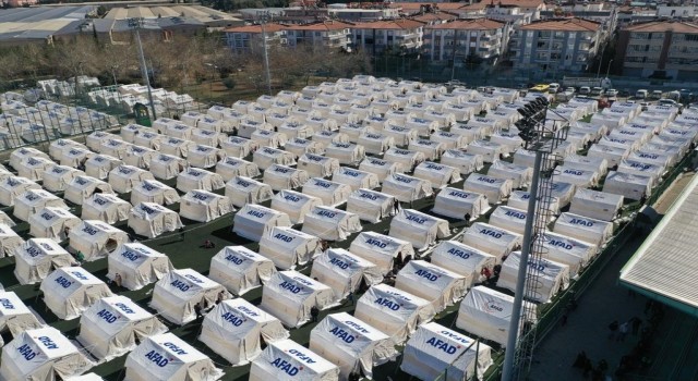 Şehitkamildeki 9 çadır kentte 17 bin kişi barınıyor