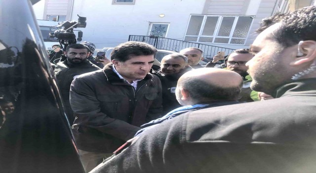 Selçuk Bayraktar ve Barzani, Nurdağında incelemelerde bulundu