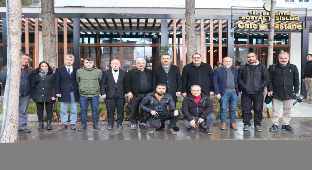 Siirt Valisi Hacıbektaşoğlu, basın mensuplarıyla bir araya geldi