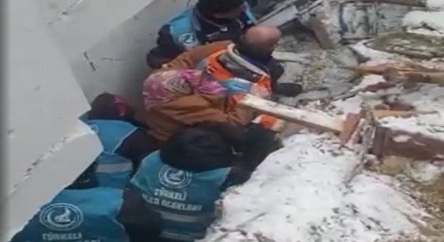 Sinoptan afet bölgesine giden ekip Malatyada can kurtardı