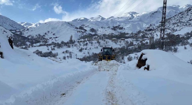 Şırnakta kapalı köy yolları açıldı