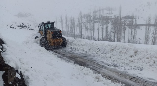 Şırnakta kar esareti devam ediyor, kalınlığı bir metreyi geçti