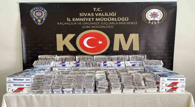 Sivasta kaçakçılığa yer yok, binlercesi ele geçirildi