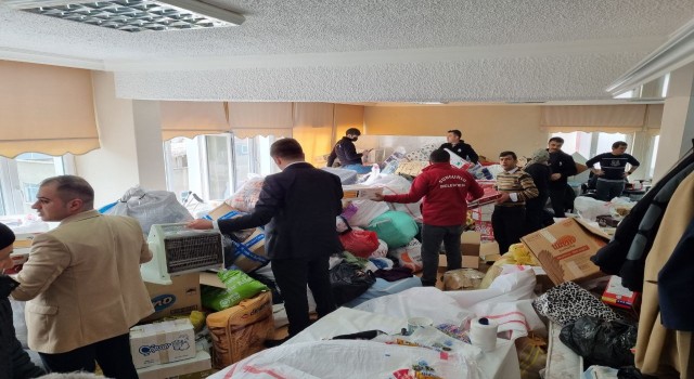 Sungurluda ilçe halkı depremzedeler için seferber oldu
