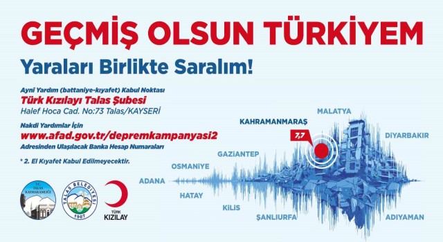 Talastan ‘yaraları birlikte sarıyoruz yardım kampanyası
