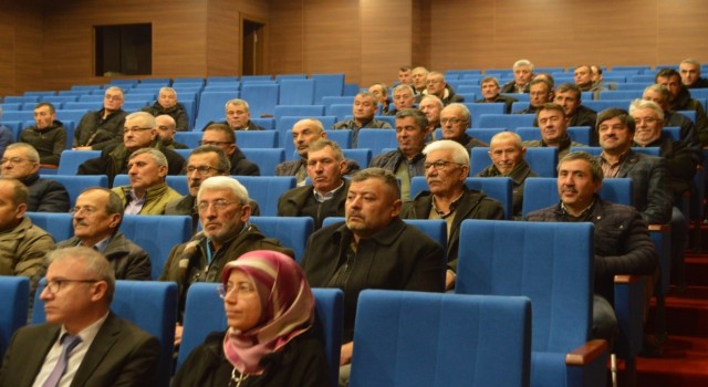 Tavşanlıda köy muhtarları ile muhtemel afetlere karşı alınacak tedbirler görüşüldü