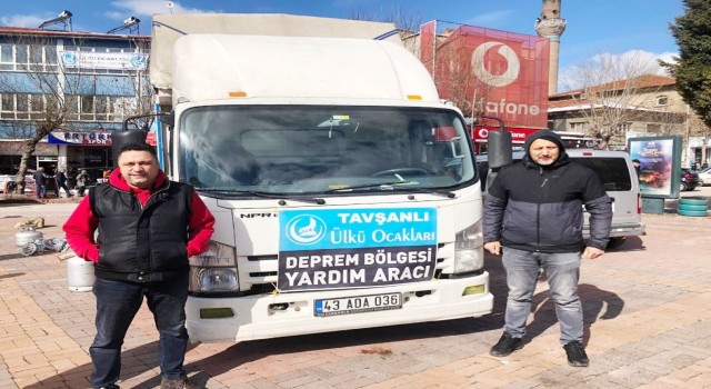 Tavşanlıda yardım faaliyetleri aralıksız devam ediyor