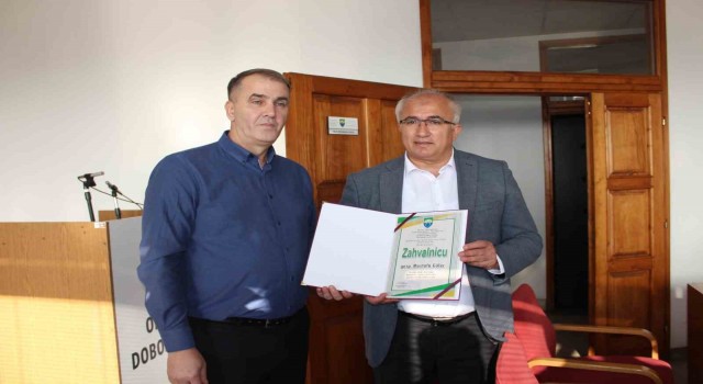 Tavşanlının Kardeş şehri Bosna Hersek Doğu Dobojdan duygulandıran bağış