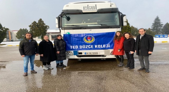 TEDli veliler depremzedeler için tek yürek oldu