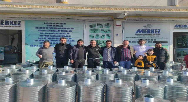 Tekirdağda depremzedeler için 3 günde 660 adet soba üretildi