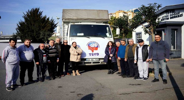 TSYDden, deprem bölgesine destek devam ediyor