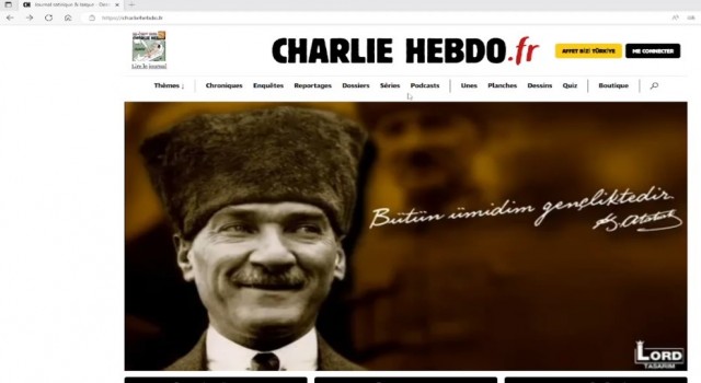 Türk hacker Charlie Hebdonun sitesini hackledi