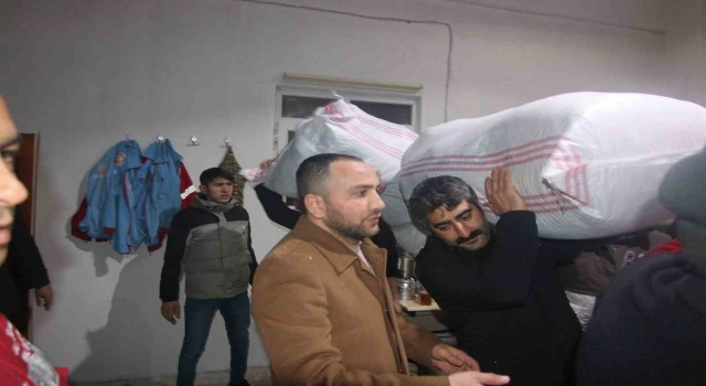 Tutaktan toplanan yardımlar yola çıktı