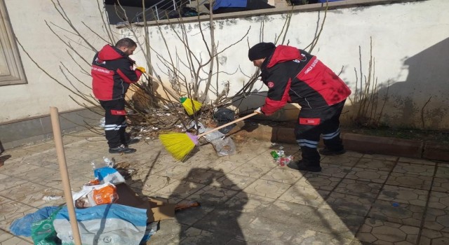 Ümraniye Belediyesinden deprem bölgesine temizlik desteği