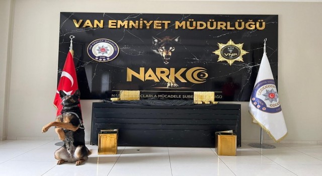 Vanda 56 kilo uyuşturucu ele geçirildi