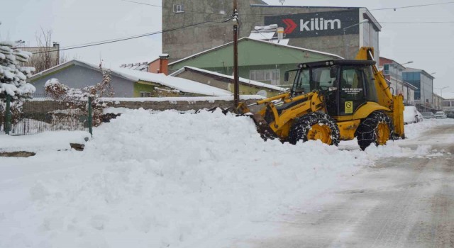 Vartoda kar temizleme çalışması