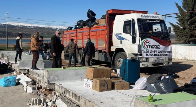 YADGİDden deprem bölgesine yardım eli