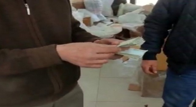 Yardım paketinden 4 bin TL çıktı