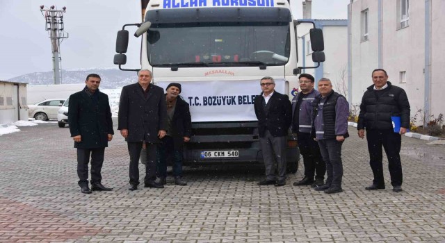 Yardım tırı Hataya doğru yola çıktı