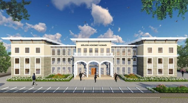 Yıkılan Gölcük Hükümet Konağı yeniden yapılacak