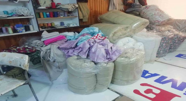 Yorganlar deprem bölgesine gönderildi, esnafın elinde ürün kalmadı