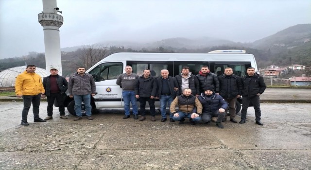 Zonguldak, Bartın ve Karabükten ekipler deprem bölgesine hareket etti