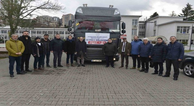 Zonguldak Bülent Ecevit Üniversitesinden deprem bölgesine destek
