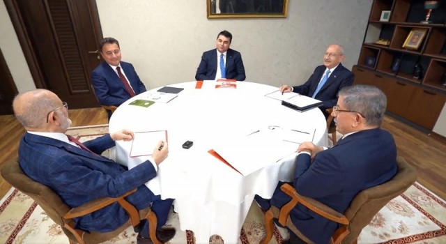 5li masadan ortak açıklama: Cumhurbaşkanı adayı 6 Mart Pazartesi günü açıklanacak