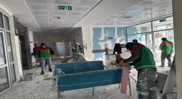 Adıyamandaki sağlık tesisini Karaköprü Belediyesi yenileniyor
