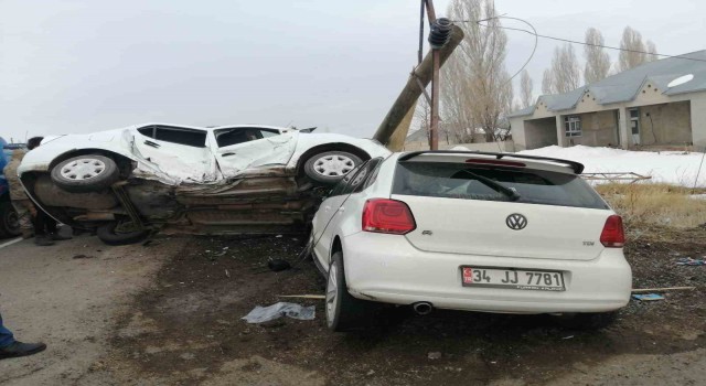 Ağrıda iki ayrı trafik kazası: 9 yaralı