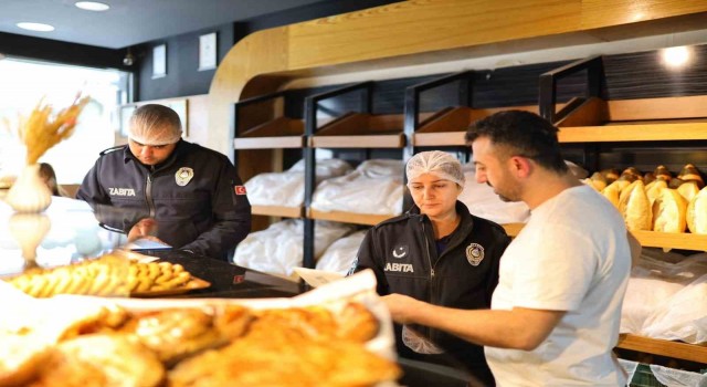 Aksarayda zabıtadan market ve fırınlara şok denetim