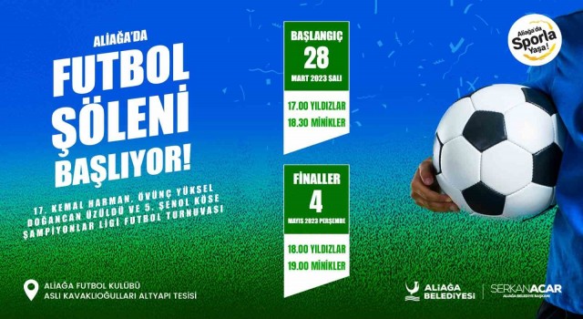 Aliağada futbol şöleni başlıyor