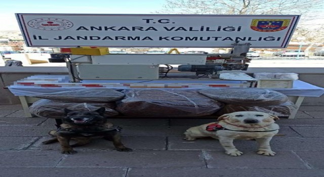 Ankarada 40 kilo kaçak tütün ele geçirildi