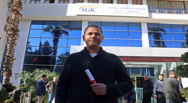 Antalyada ilk başvuru yapan EYTlilerin maaşları bağlandı