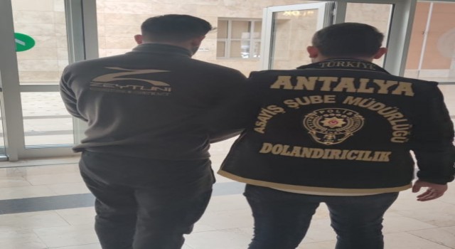 Antalyada sazan sarmalı yöntemiyle dolandırıcılık yapan şahıs yakalandı