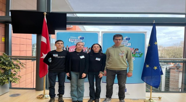 Aydın Lisesi Brükselde yapılan çalıştayda Türkiyeyi temsil etti
