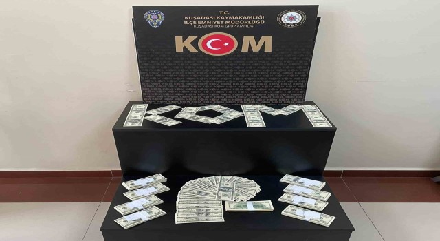 Aydında 100 bin sahte dolar ele geçirildi