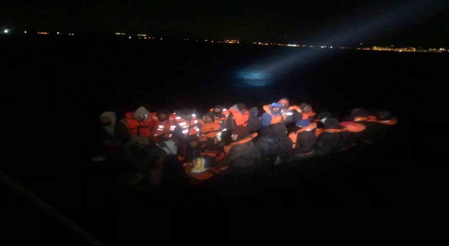 Aydında 44 düzensiz göçmen yakalandı, 27si kurtarıldı