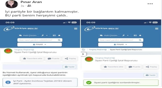 Aydında İYİ Partiyi sarsan iddia
