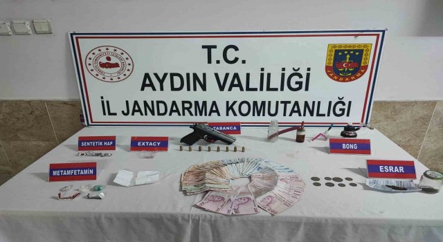 Aydında silah kaçakçılığı ve uyuşturucu operasyonu