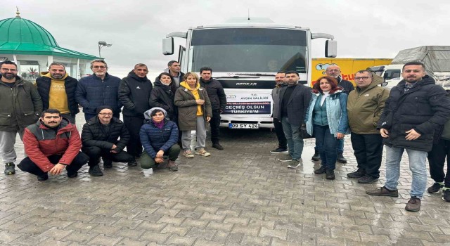 Aydının gönüllü öğretmenleri deprem bölgesinde