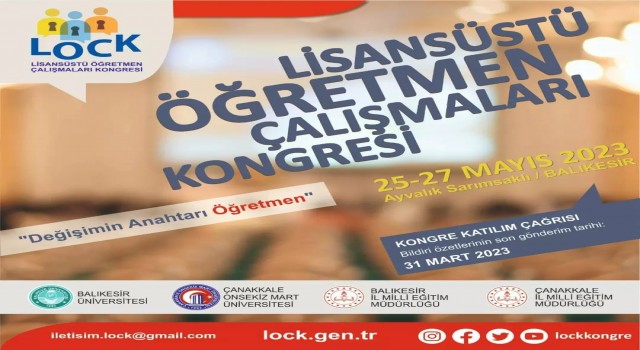 Ayvalık 2. Lisansüstü Öğretmen Çalışmaları Kongresine hazırlanıyor