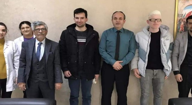 Bafra Gençlik Merkezinde engelli atama sevinci
